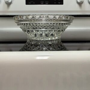 vintage Anchor Hocking Wexford clear glass bowl